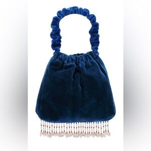 Free People Vancouver Velvet Clutch